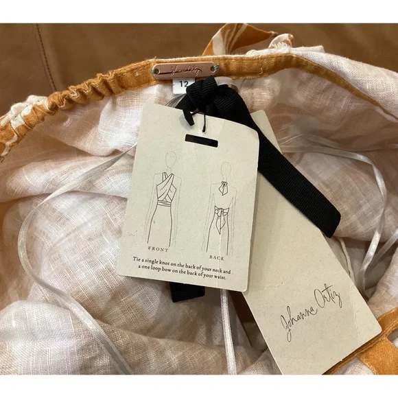 JOHANNA ORTIZ PRINTED LINEN MAXI DRESS - Picture 7 of 7